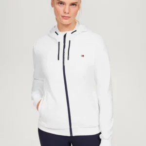 Sweat à capuche avec zip ecru Kingston - Tommy Hilfiger - Image 1