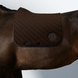 Tapis de selle Balthazar marron Dressage - Harcour - Image 1