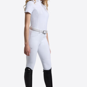 Polo de concours blanc SS26 - Rider's Gene - Image 2