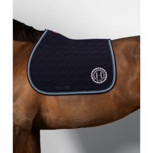 Tapis de selle Belle + bonnet Bellamy navy - Harcour - Image 1